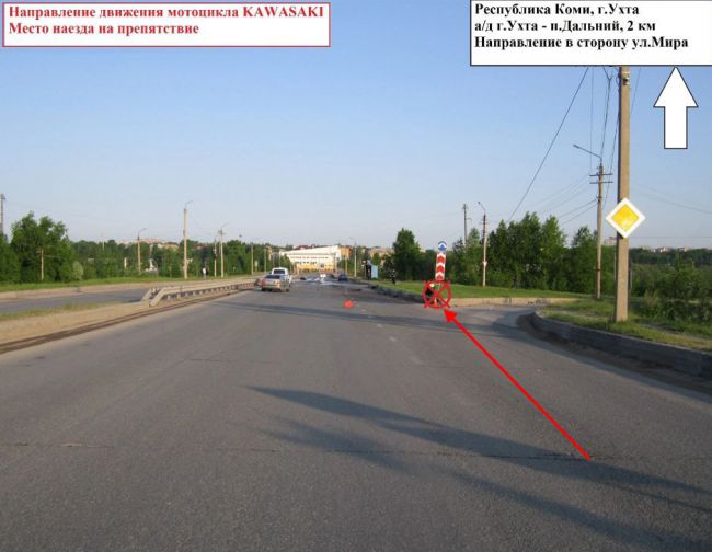 На автодороге Ухта - Дальний погиб мотоциклист
